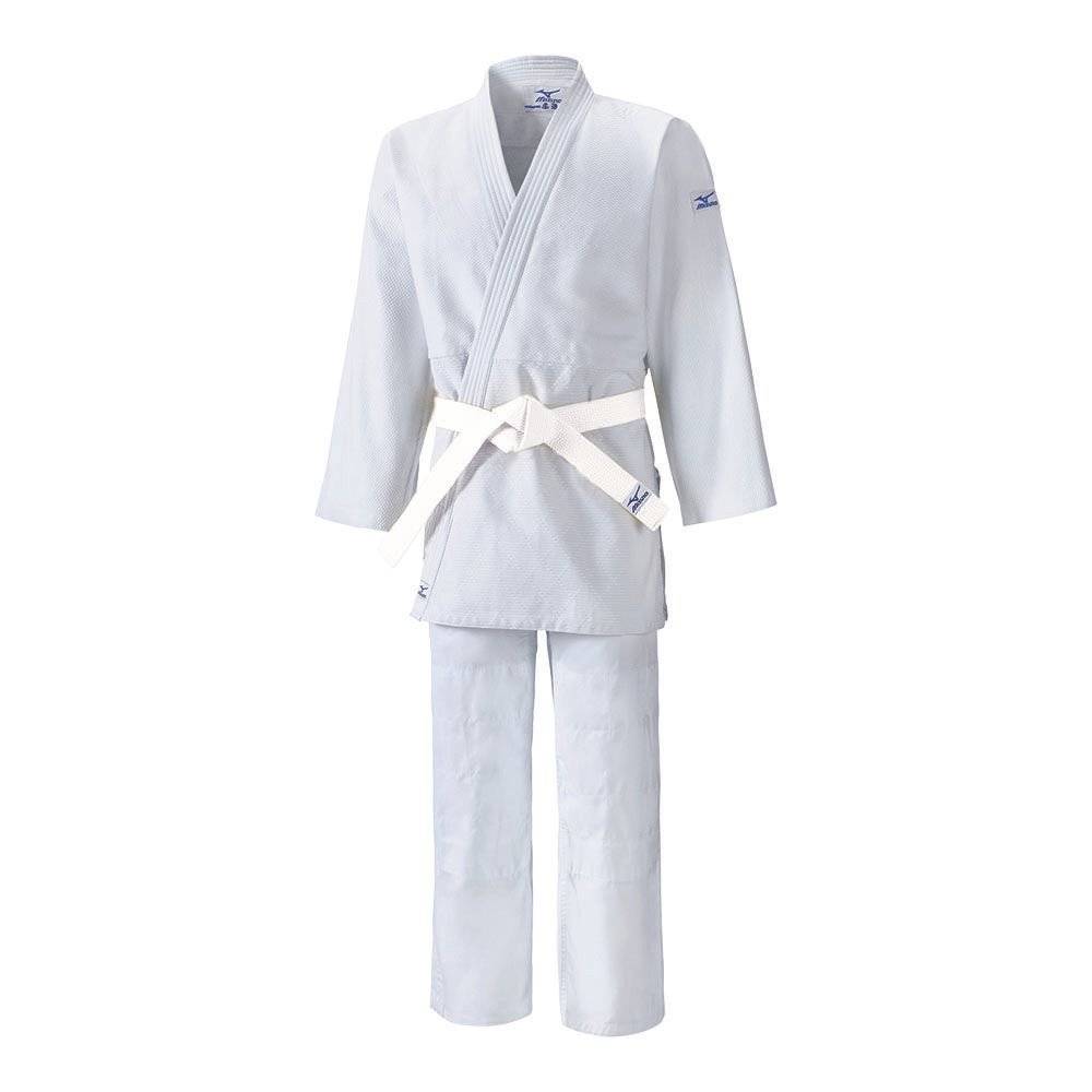 Mizuno Kodomo 2 with belt Női Judogis Fehér JEB485917